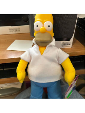 Homer Simpson plush toy #TheSimpsons
New with tags